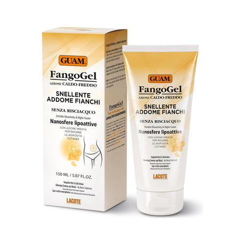 GUAM FangoGel anticelulitni gel za trebuh in boke – COLD/HOT z lipoaktivnimi nanosferami in morskimi algami, 150 ml