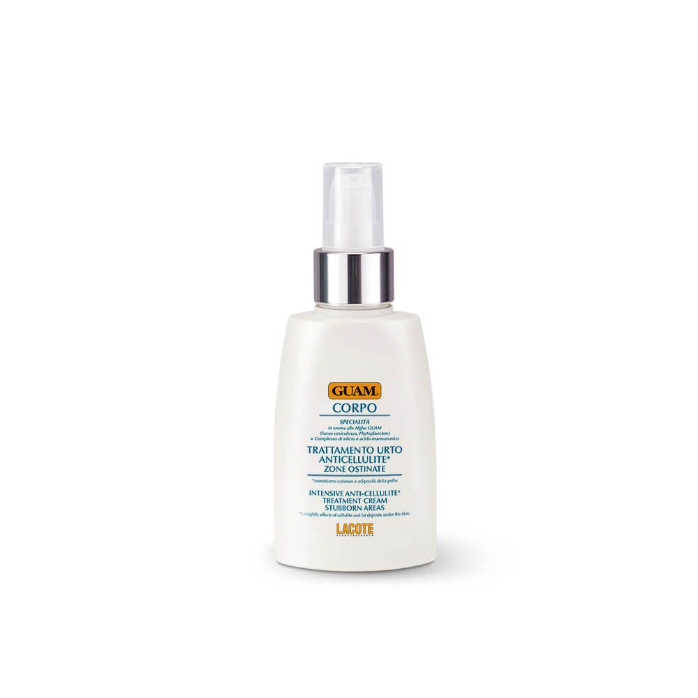 GUAM anticelulitna krema za trdovratne cone, 100 ml — za stegna, trebuh in kolena