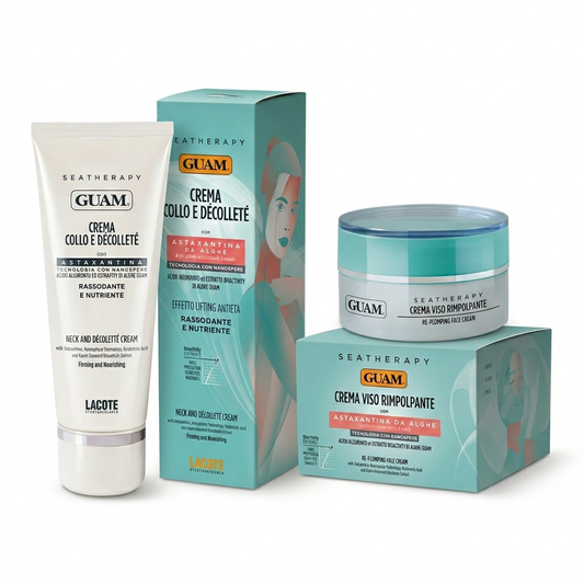 GUAM Seatherapy anti-age paket — krema za obraz 50 ml in krema za vrat in dekolte 75 ml