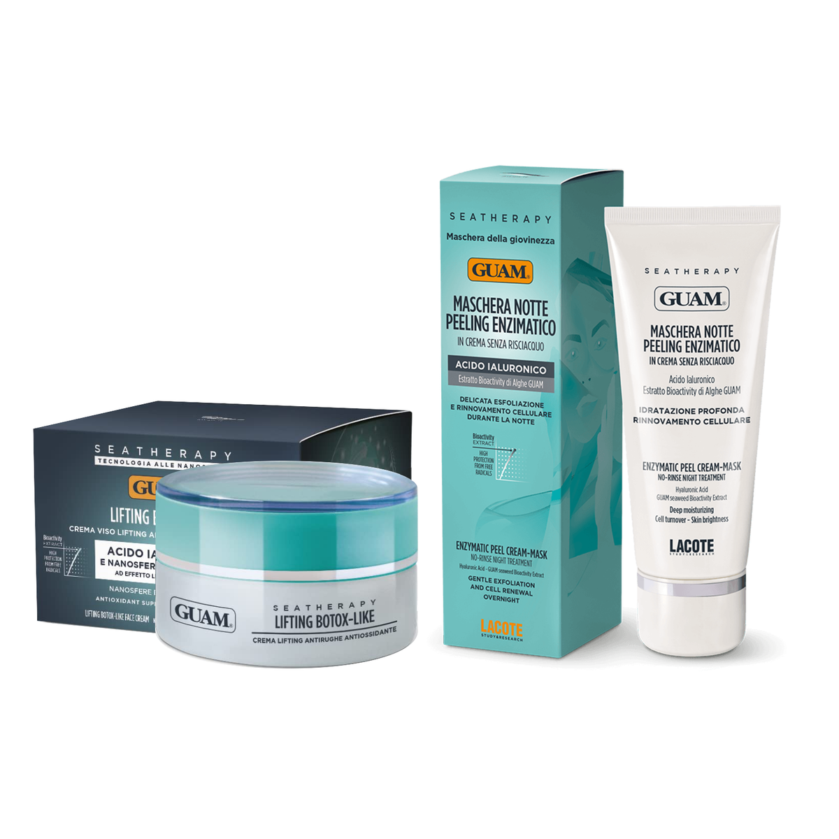 Paket za dnevno glajenje in nočni ritual – krema 50 ml in maska 75 ml
