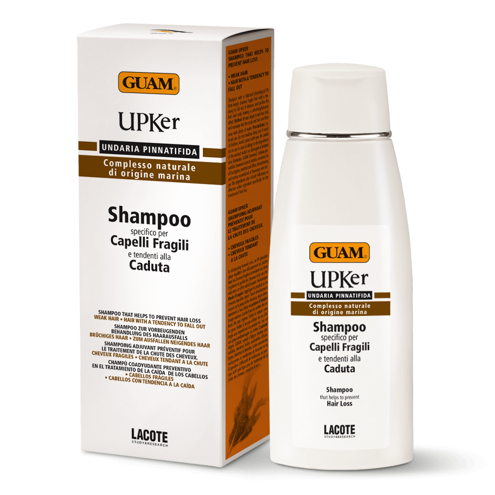 GUAM UPKer šampon proti izpadanju las z morskimi algami in keratinom, 200 ml