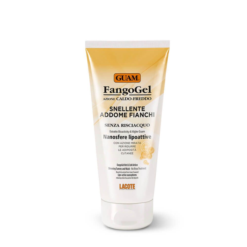 GUAM FangoGel gel za preoblikovanje trebuha in bokov – brez izpiranja, COLD/HOT mehanizem z nanosferami, 150 ml