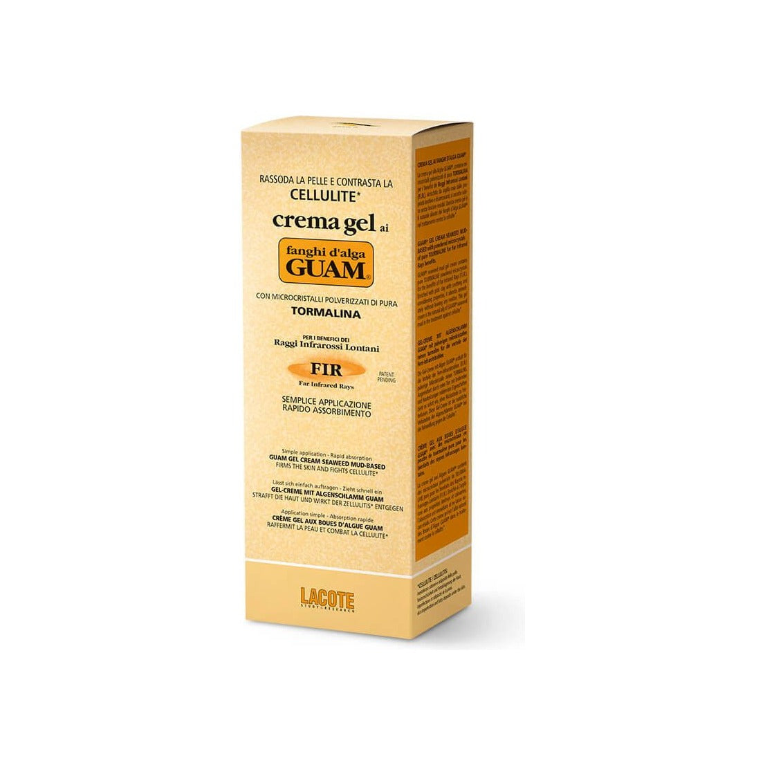 GUAM Tourmaline termogeni gel s turmalinom — F.I.R. nega telesa z morskimi algami, 200 ml